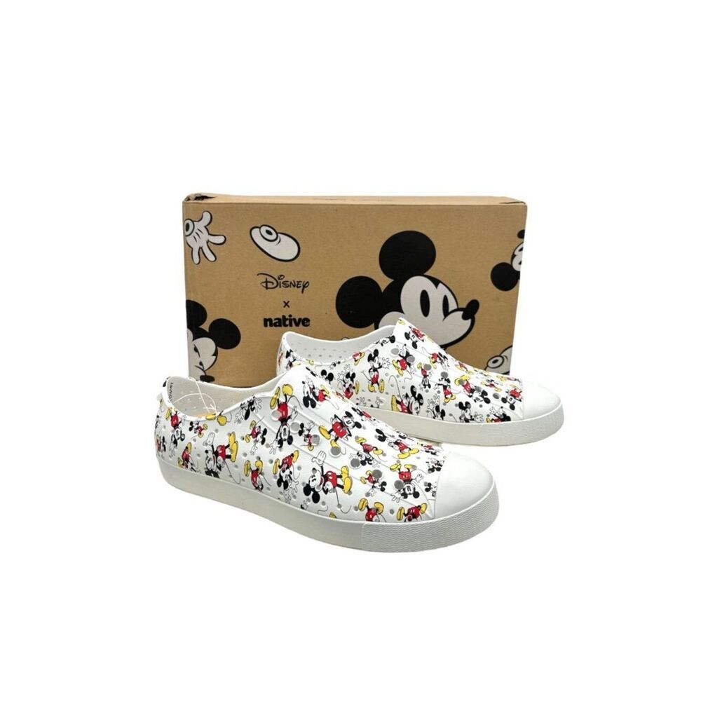 Native Jefferson Disney Mickey Print Slip-On Water Shoes Men’s 11 Women's 13